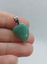 Avanturín zelený prívesok lístok