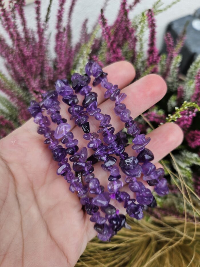 Ametyst náramok lámaný – Obrázok 2