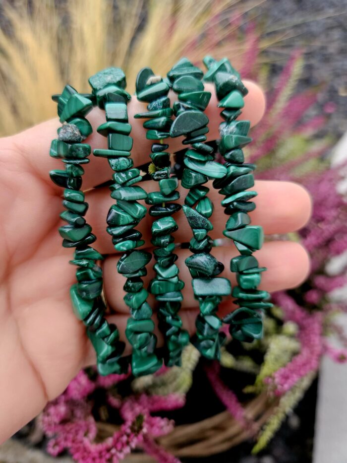 Malachit náramok lámaný – Obrázok 2
