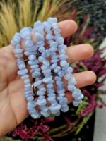 Chalcedón modrý náramok lámaný – Obrázok 2