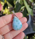 Larimar prívesok slza uško Ag925 č.2 – Obrázok 2