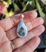 Larimar prívesok slza uško Ag925 č.3 – Obrázok 2