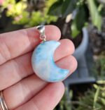 Larimar prívesok mesiac Ag925 č.4