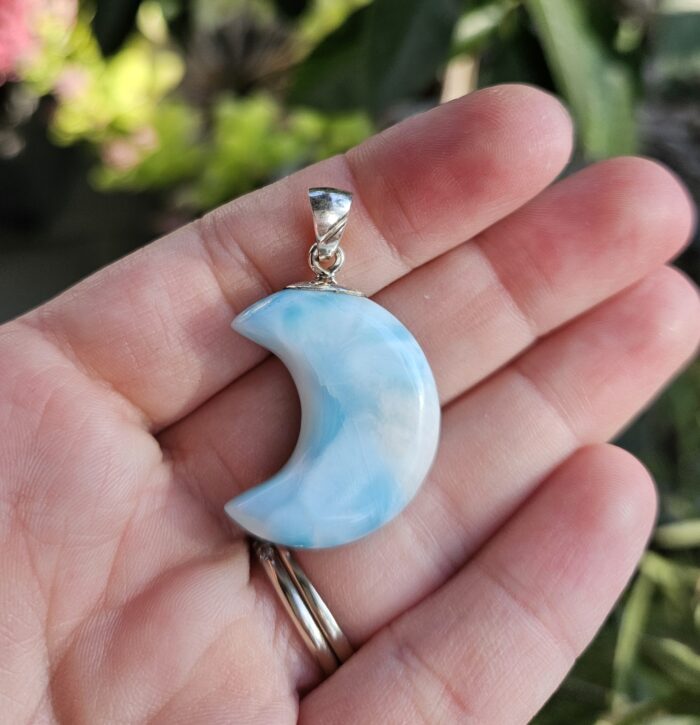 Larimar prívesok mesiac Ag925 č.4 – Obrázok 2