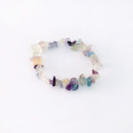 Fluorit náramok lámaný