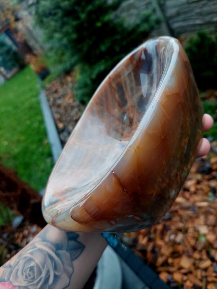 Mesačný kameň -Adulár oranžový miska ZĽAVA – Obrázok 3