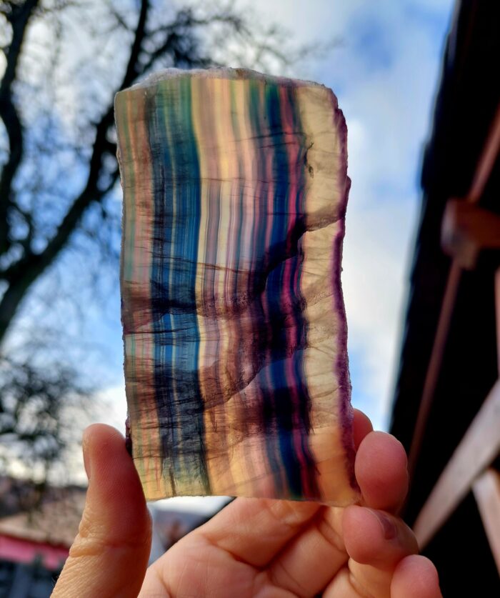 Fluorit plátok leštený č.3 – Obrázok 2