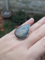 Prsteň Labradorit slza ZĽAVA