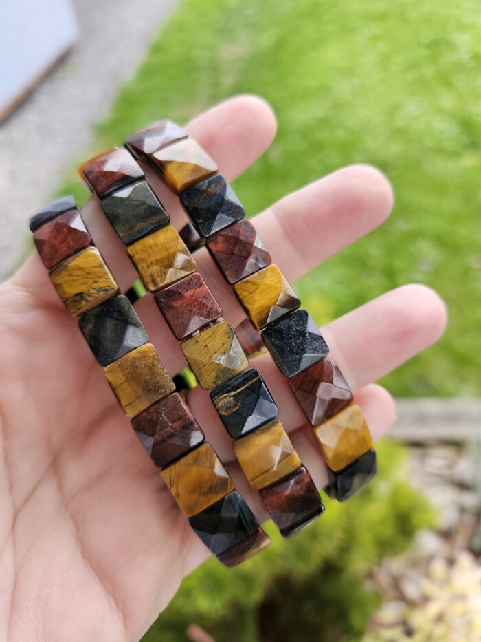 Tigrie, Býčie, Sokolie oko platničkový náramok – Obrázok 2