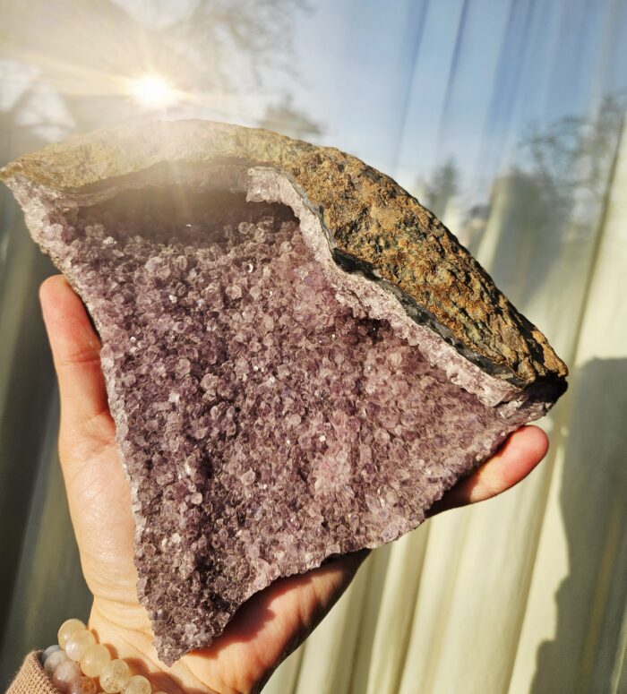 Ametyst drúza Brazília 920g – Obrázok 3