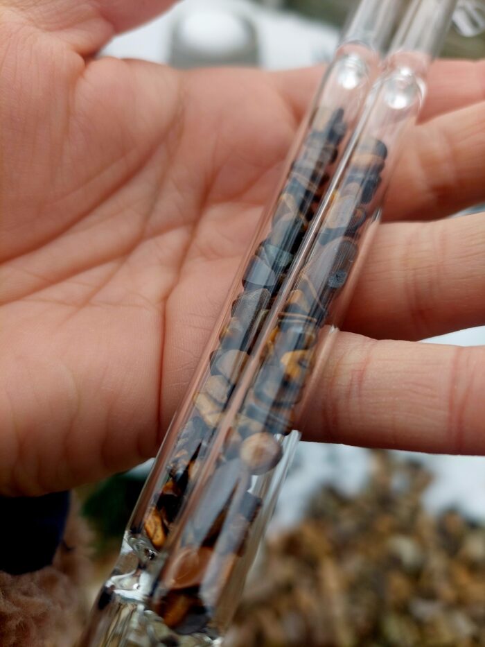 Slamka sklenená Tigrie oko – Obrázok 2