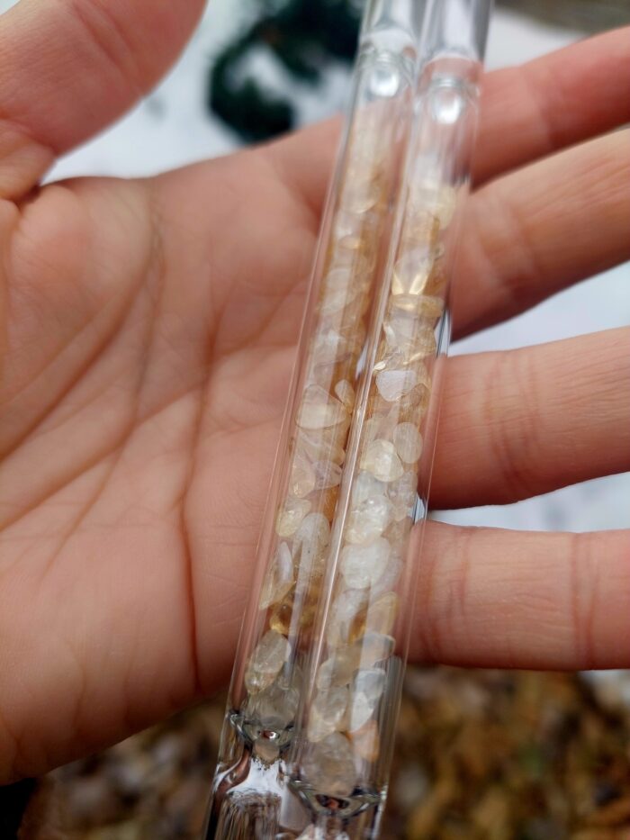 Slamka sklenená Citrín – Obrázok 2