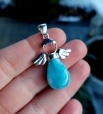 Larimar prívesok Anjelik Ag925 č.1 – Obrázok 2