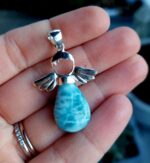 Larimar prívesok Anjelik Ag925 č.1