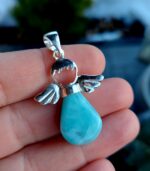 Larimar prívesok Anjelik Ag925 č.2 – Obrázok 2