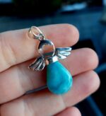 Larimar prívesok Anjelik Ag925 č.5