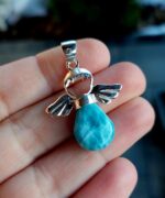 Larimar prívesok Anjelik Ag925 č.8