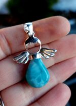 Larimar prívesok Anjelik Ag925 č.10