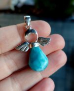 Larimar prívesok Anjelik Ag925 č.12 – Obrázok 2