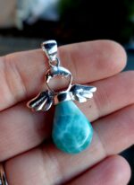 Larimar prívesok Anjelik Ag925 č.12