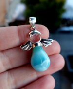 Larimar prívesok Anjelik Ag925 č.15