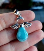 Larimar prívesok Anjelik Ag925 č.16