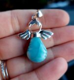 Larimar prívesok Anjelik Ag925 č.19 ZĽAVA – Obrázok 2