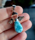 Larimar prívesok Anjelik Ag925  č.20 ZĽAVA – Obrázok 2