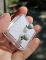 Larimar náušnice napichovacie Ag925 č.9 – Obrázok 2