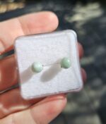 Larimar náušnice napichovacie Ag925 č.12