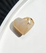 Achát medový srdce