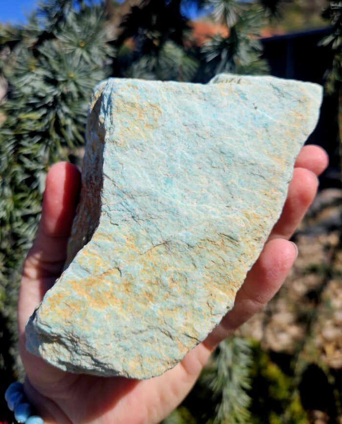 Amazonit surový 759g – Obrázok 2