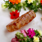 Citrín platničkový náramok