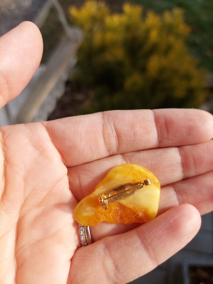 Jantár brošňa č.3 – Obrázok 2