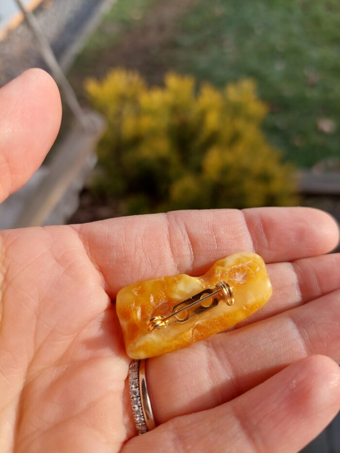 Jantár brošňa č.1 – Obrázok 2