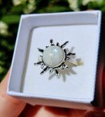 Mesačný kameň - Adulár SLNIEČKO prsteň S925 veľ.52 č.3 – Obrázok 2