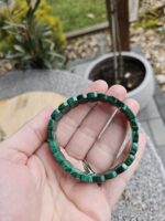 Malachit platničkový náramok č.3 – Obrázok 2
