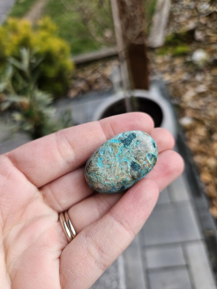 Chryzokol leštený č.5 – Obrázok 2