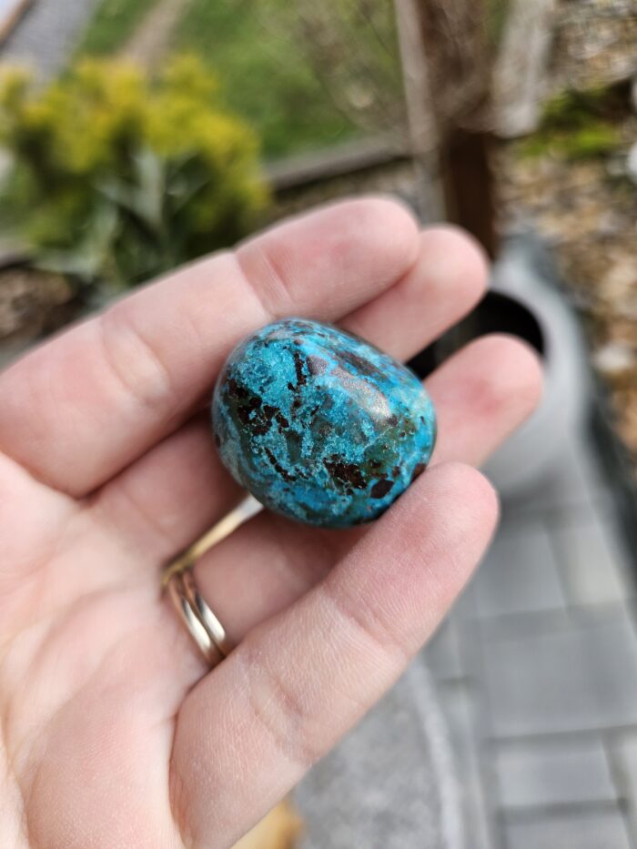 Chryzokol leštený č.10 – Obrázok 2