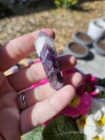 Ametyst chevron obelisk č.1
