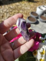 Ametyst chevron obelisk č.2