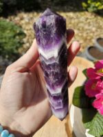 Ametyst chevron obelisk č.20 ZĽAVA