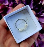 Perly riečne prsteň chir.ocel STRIEBORNÝ Veľkosť 5 (48-49) – Obrázok 2