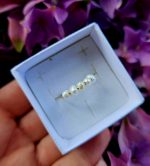 Perly riečne prsteň chir.ocel zlatý Veľkosť 5 (49)