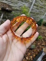 Jantár náramok platničkový 30x10mm – Obrázok 2