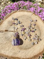 Flaštička náhrdelník FLUORIT