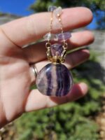 Flaštička náhrdelník FLUORIT – Obrázok 2