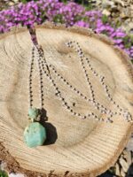 Flaštička náhrdelník Tyrkenit