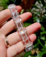 Krištáľ fazetovaný platničkový náramok