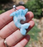 Larimar prívesok DELFÍN Ag925 č.2